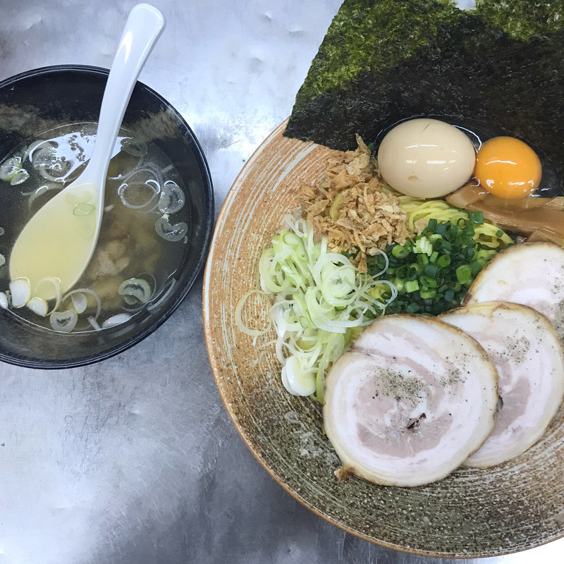ホタテソースのまぜそば(覆麺 智 （ふくめん とも【旧店名】覆麺）)