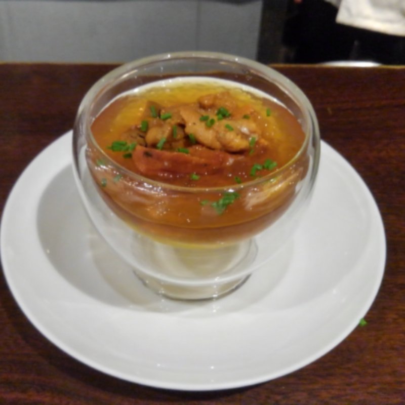 ウニとコンソメジュレ(俺のイタリアンJAZZ)