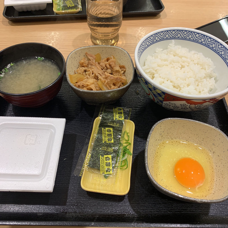 朝定食(吉野家 新大久保駅前店)
