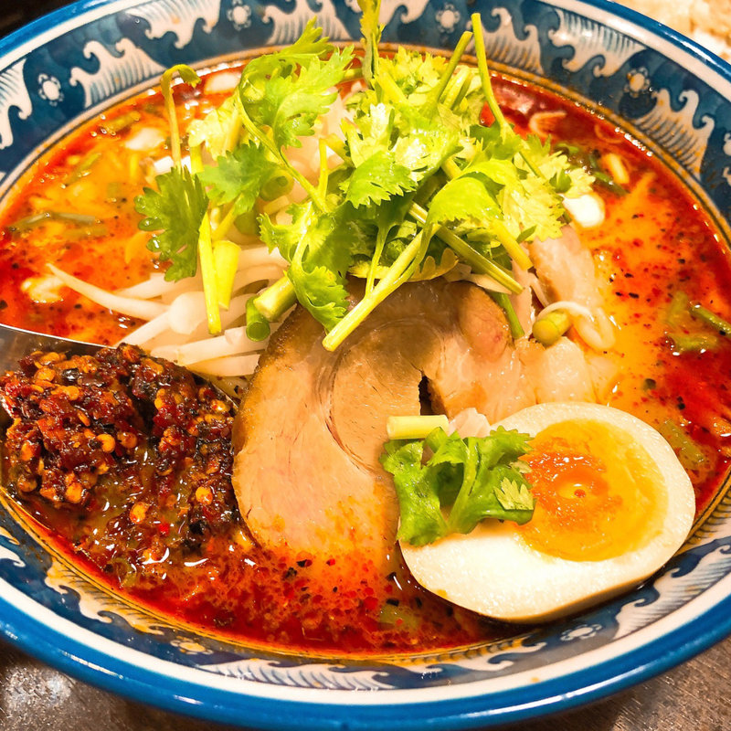 激旨辛トムヤムラーメン(ティーヌン西早稲田本店)