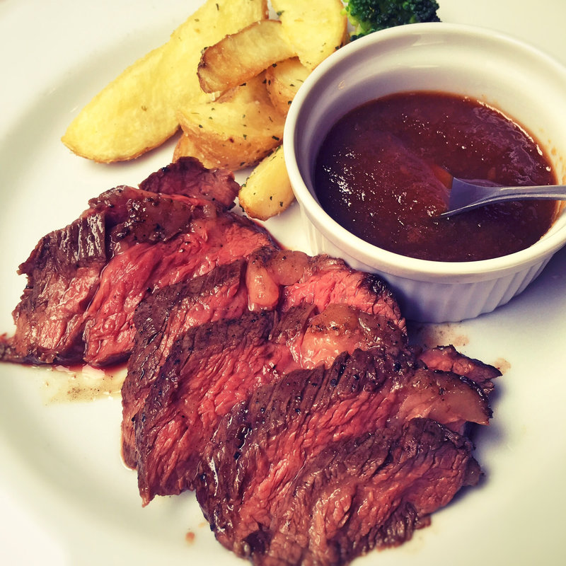 US産サガリのグリル ソースジャポネ(イタリアンカフェ&トラットリア バンビーノ)