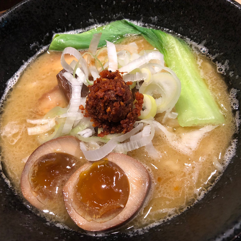 鶏とんこつ特製らぁめん 白醤油(麺屋 いし川 人形町店)