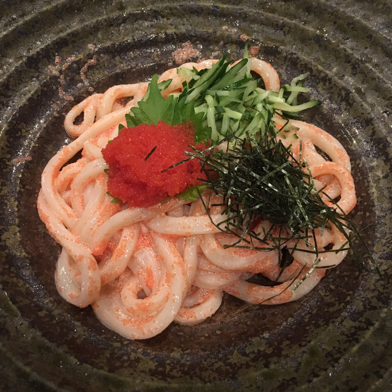 明太子うどん(つるとんたん　六本木店)