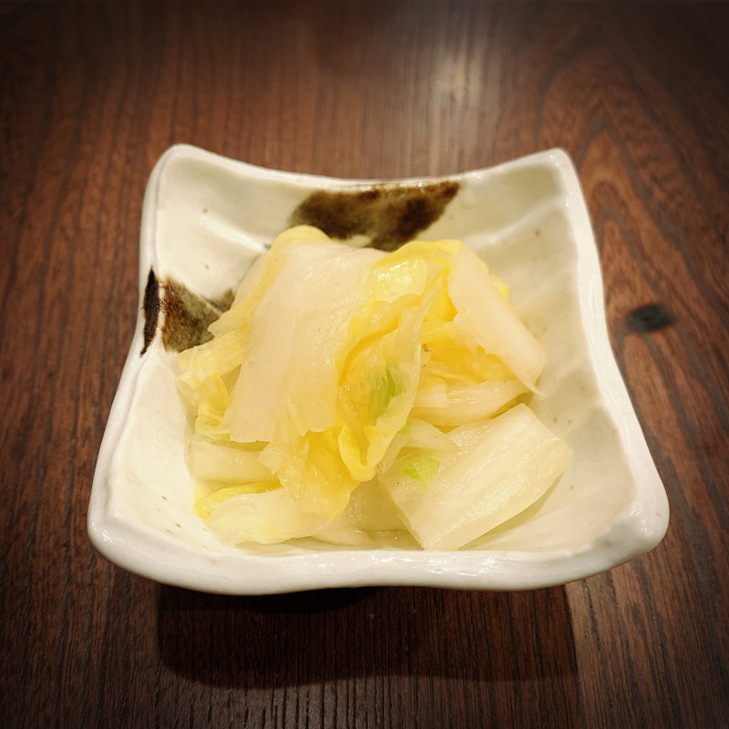 漬物白菜(炭火焼鳥研究所 中目黒店)