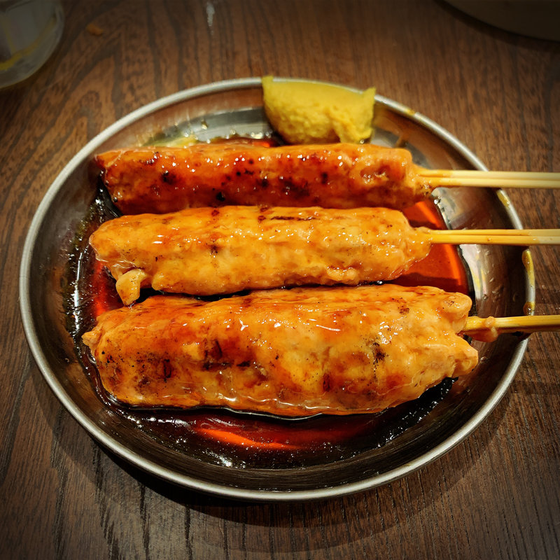 つくね(炭火焼鳥研究所 中目黒店)