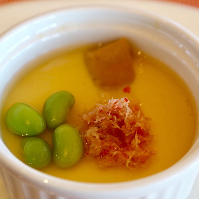 蟹入り茶碗蒸し(ブラッセリー フローラ)