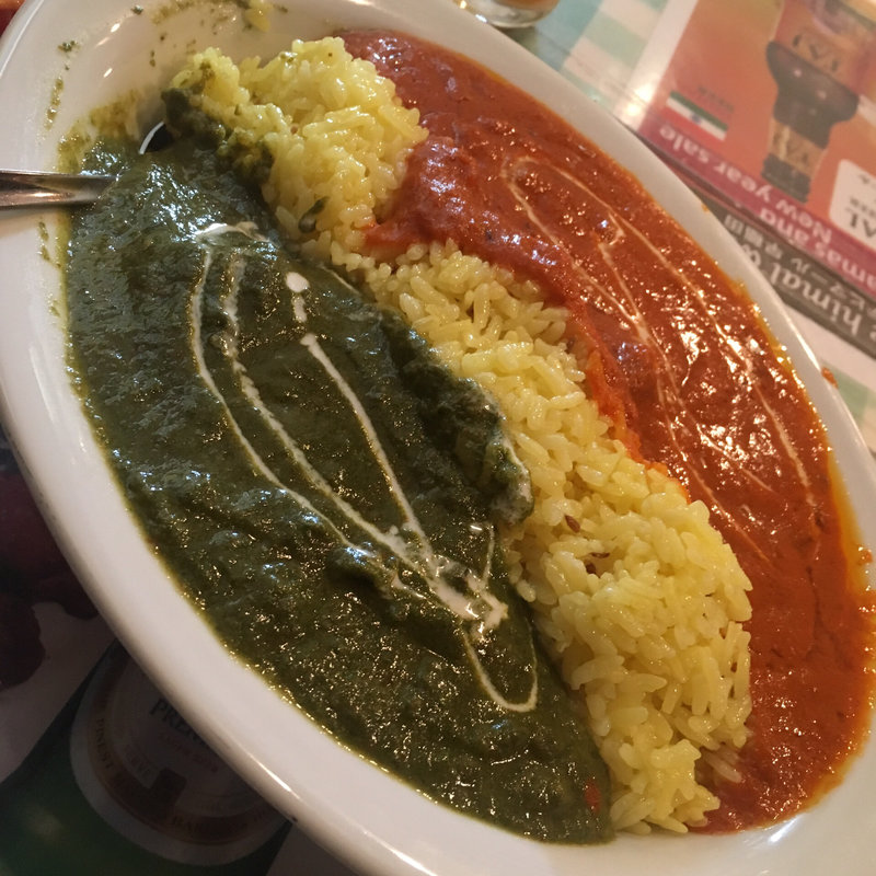 ダブルカレーライスセット(ナマステヒマール 早稲田店 )