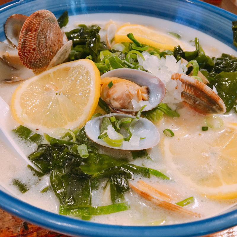 あさりラーメン(麺飯食堂 なかじま)