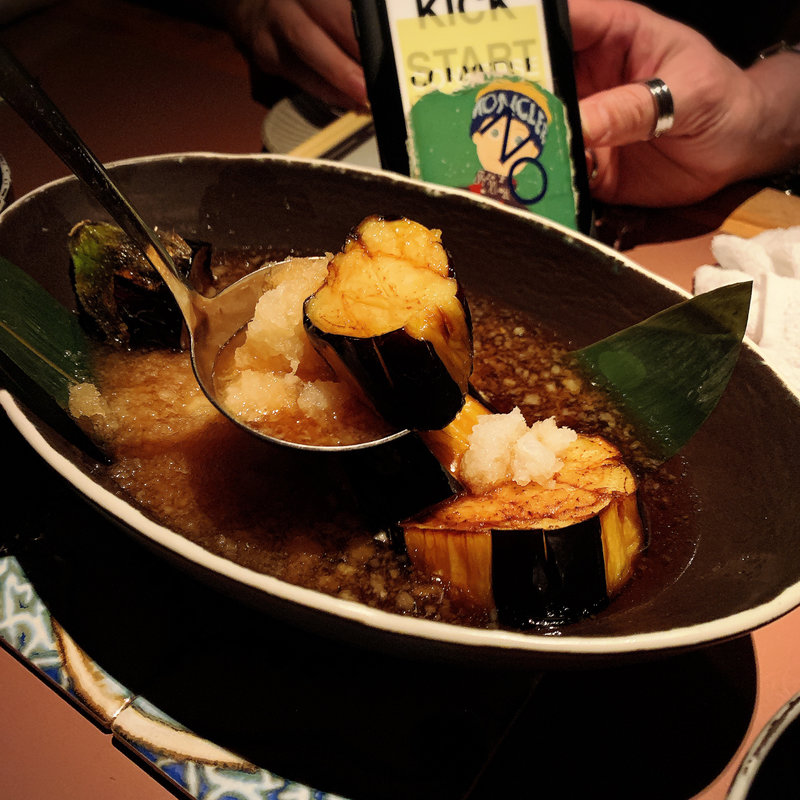 茄子の揚げびたし たっぷり大根おろし(なっぱごちそう 目黒)