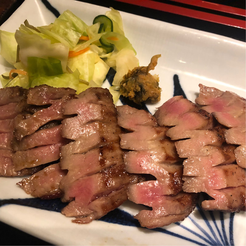 極上厚切りたん焼き定食(牛たん焼き 仙台辺見 新所沢店)