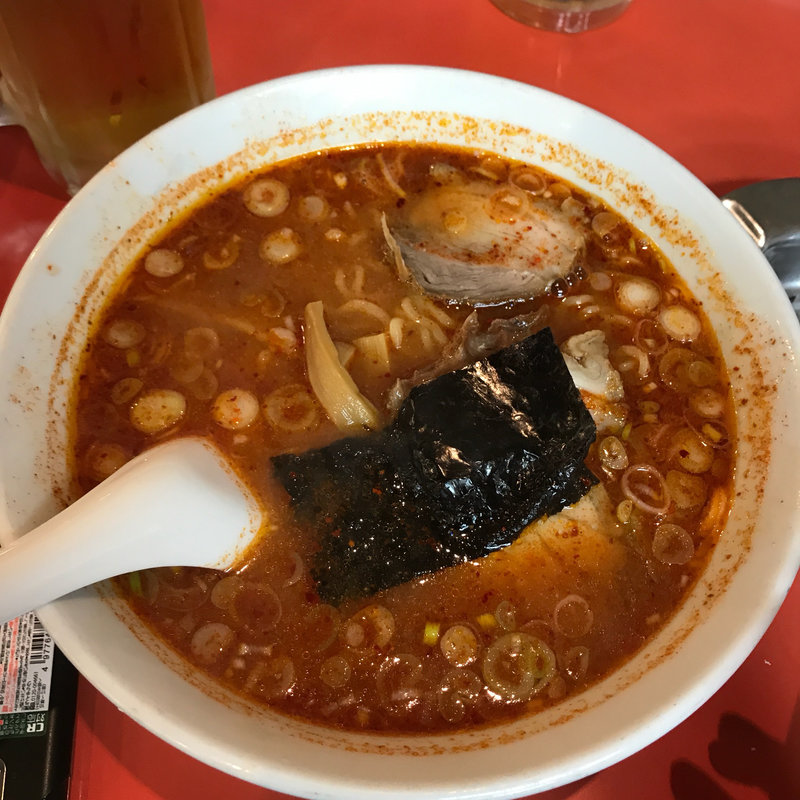 激辛ラーメン(味の時計台 新橋店)