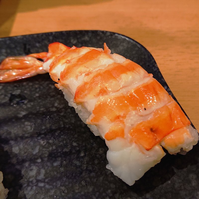 殻剥き天然車海老(かっぱ寿司 アトレ川崎店)