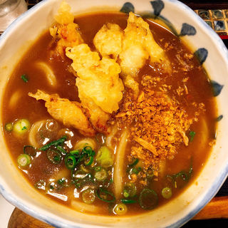 とり天カレーうどん(たけうちうどん店 )