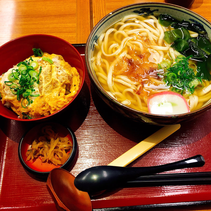 カツ丼定食うどん大盛り(杵屋 なんばＣＩＴＹ本館店 （きねや）)