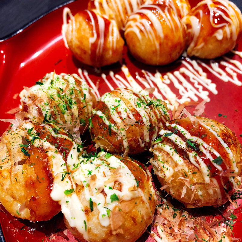 たこ焼き10個ハーフ&ハーフ(ひょうたん )