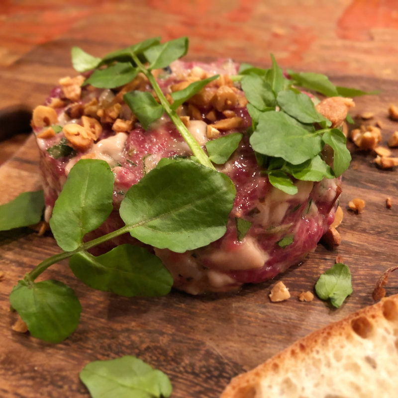 馬肉と牡蠣のタルタル(ata)