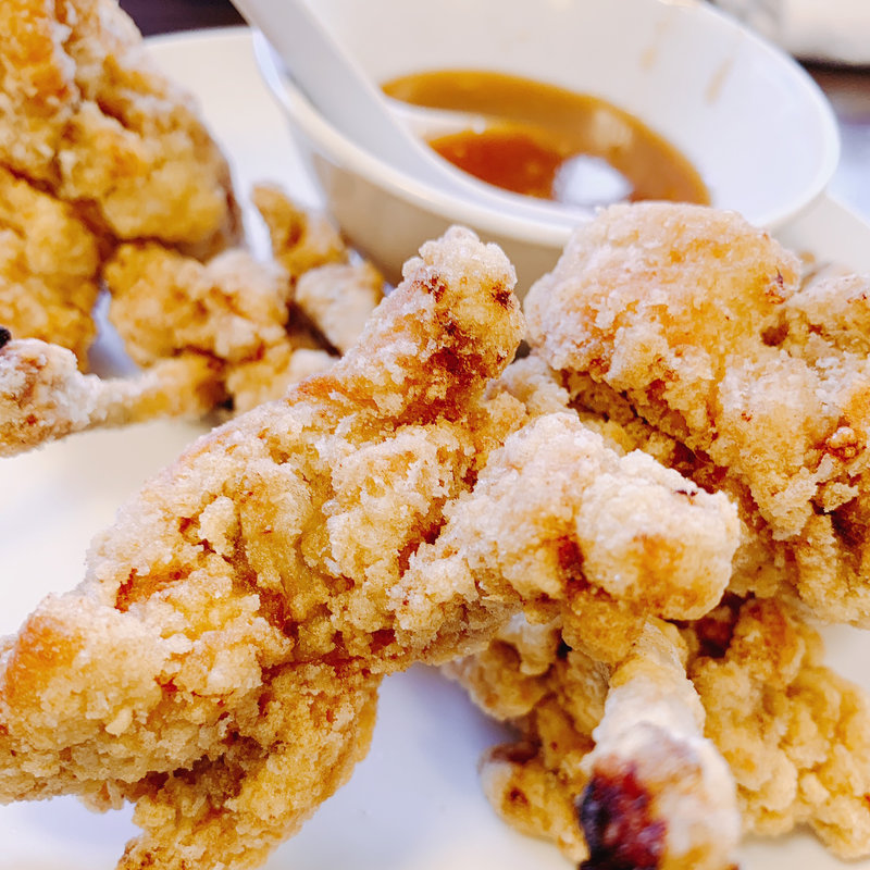 梅味噌付き鶏の唐揚げ(謝甜記（シャテンキ）)