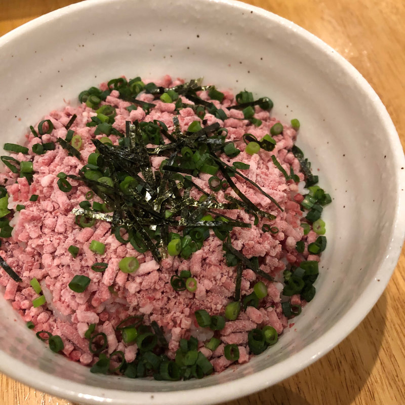 馬トロ丼(馬肉料理専門店 蹄 名古屋新栄本店)