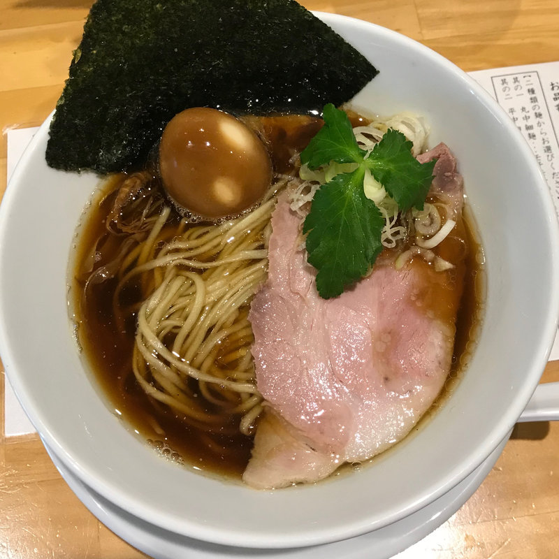 名物中華そば(本町製麺所 阿倍野卸売工場 中華そば工房)