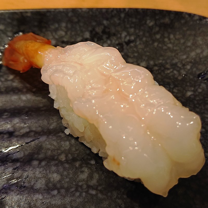 天然 生ぼたん海老（一貫）(かっぱ寿司 アトレ川崎店)