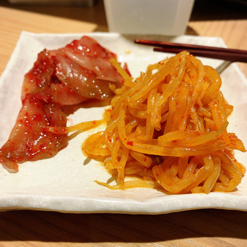 ナムル2種(恵比寿大龍軒)