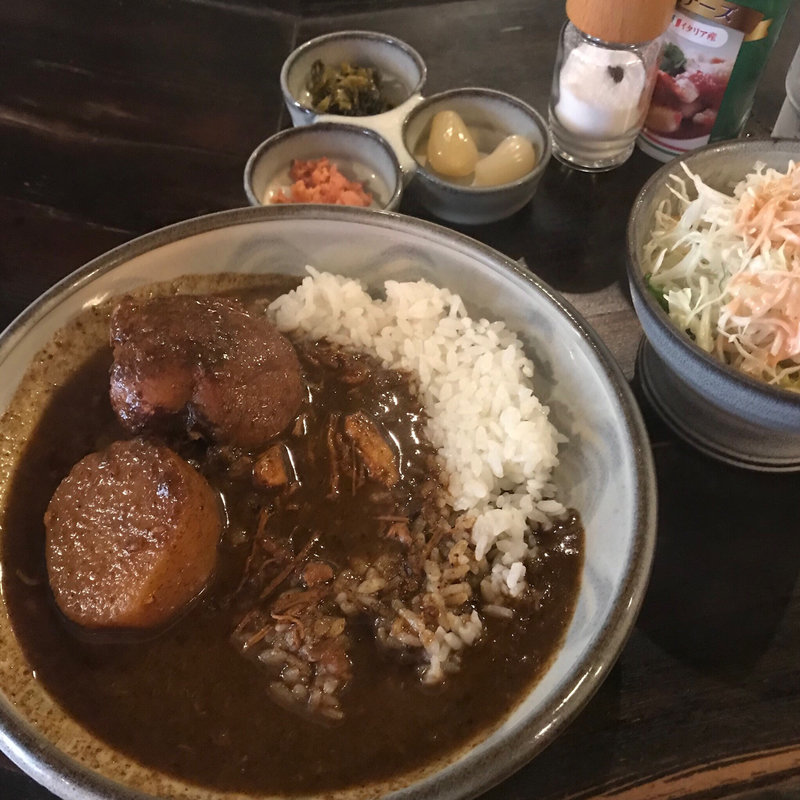 ちびカレーセット(茶房武蔵野文庫)