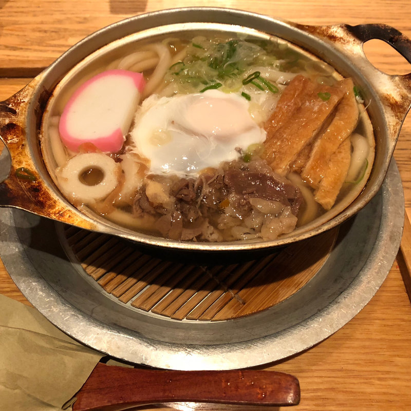 鍋焼きうどん(山半 本店)