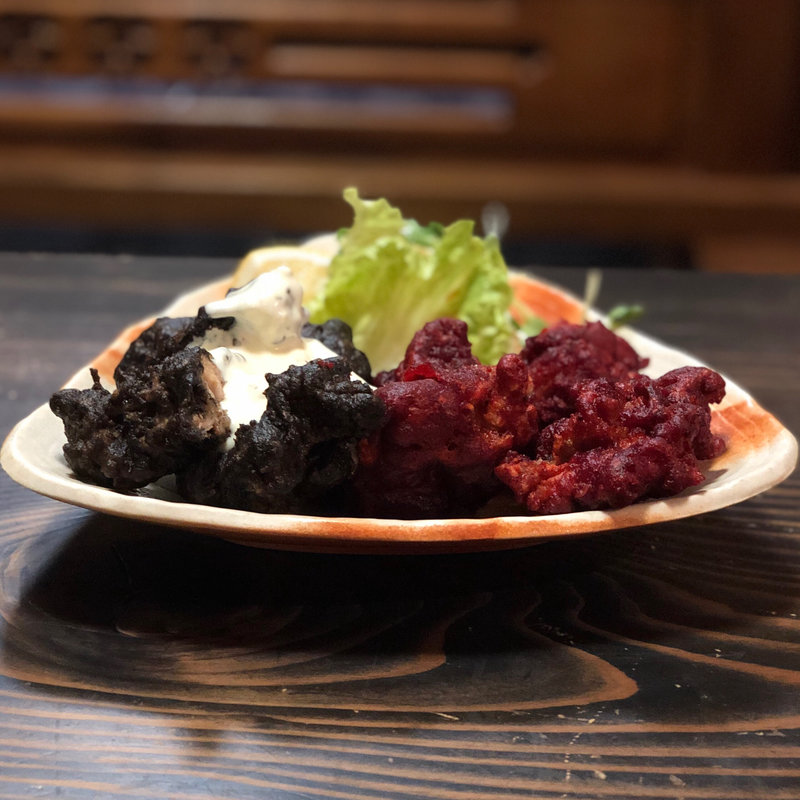 関からあげ(黒・赤ミックス)(やまなみ )