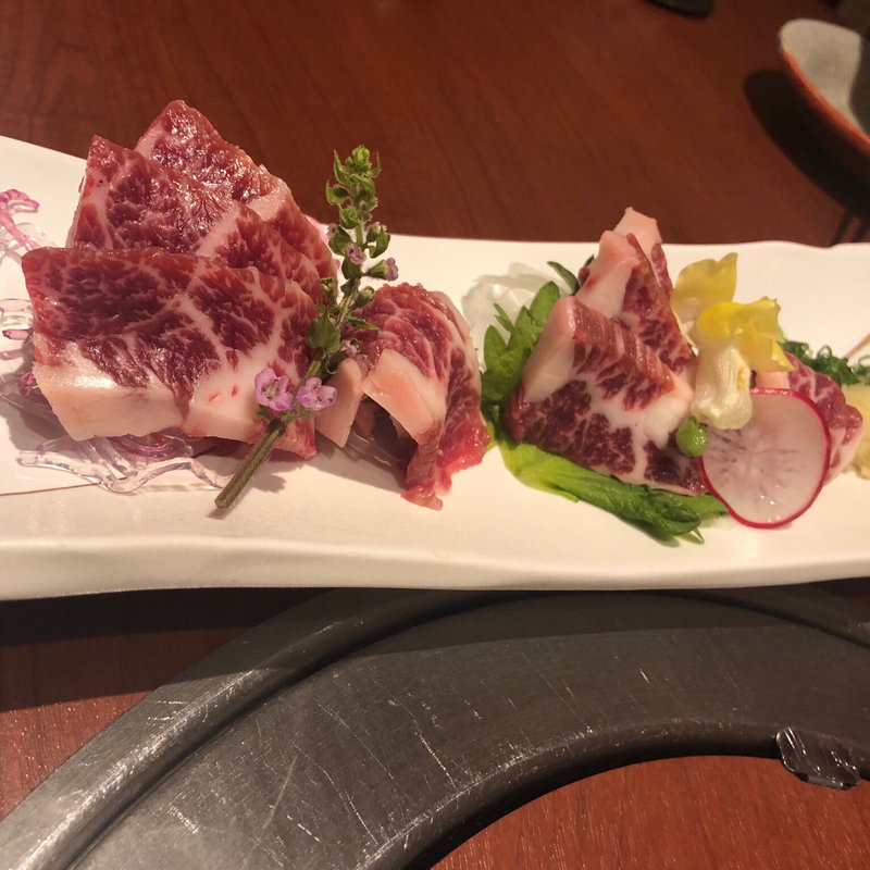 馬刺し(菅乃屋 銀座通り店)