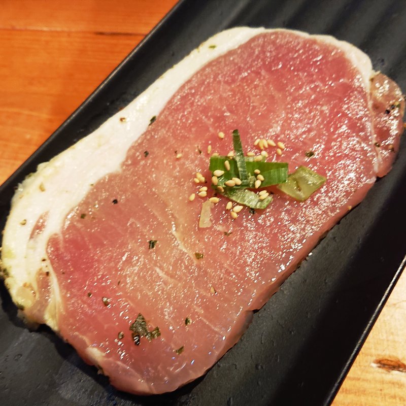 バジル豚カルビ(七輪焼肉 安安 鹿島田店)