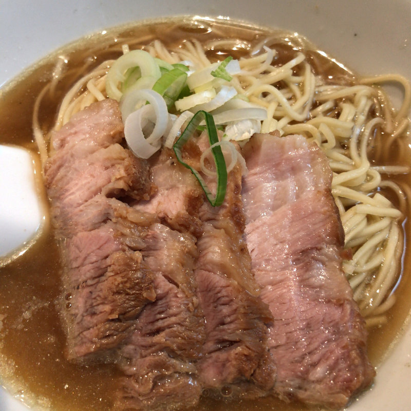 肉そば 小（焼豚4枚）(自家製麺 伊藤 銀座店)
