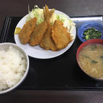 アジフライ定食
