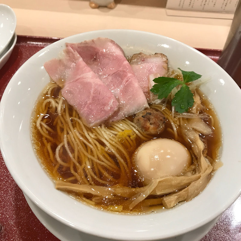 味玉中華そば(麦と麺助 新梅田中津店)