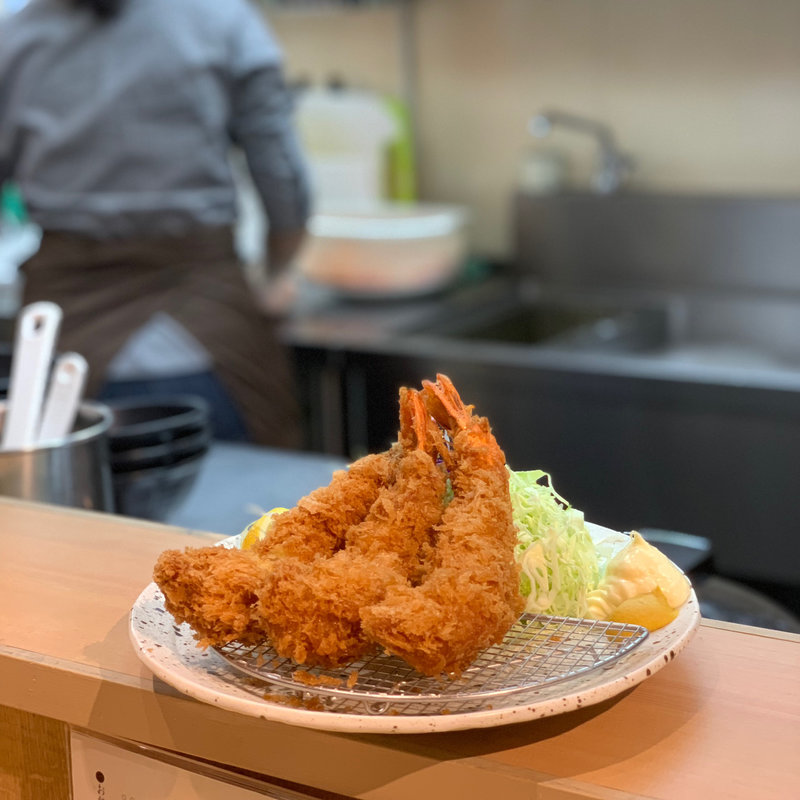 エビフライ(とんかつ 目黒こがね)