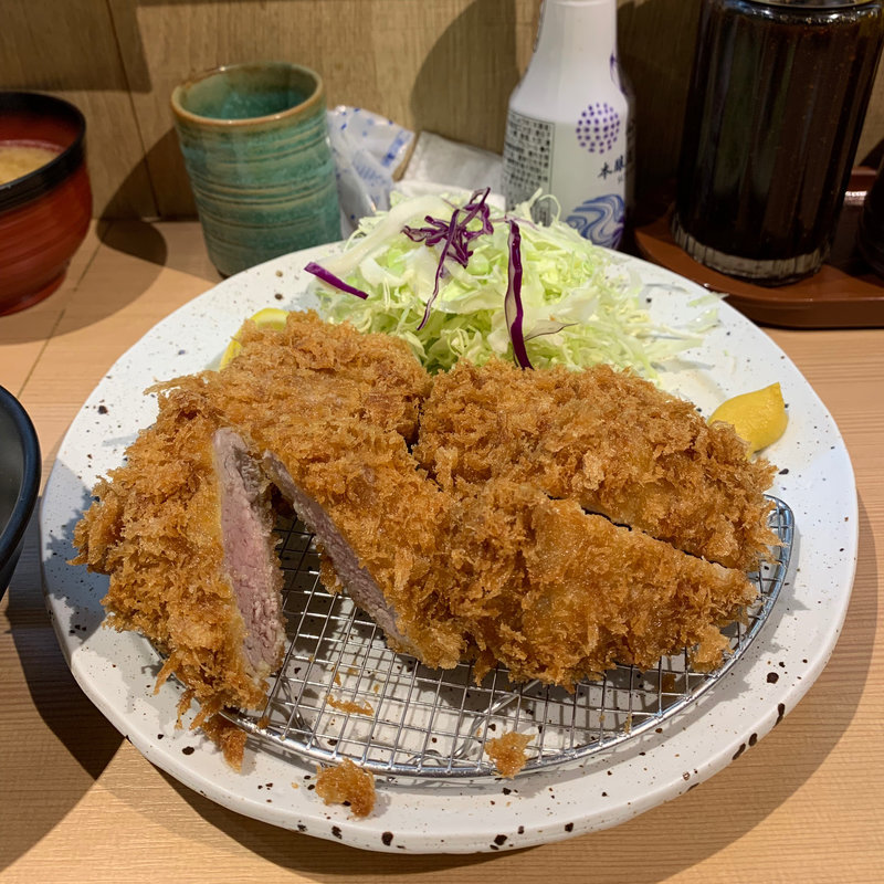 極みヒレかつ定食(とんかつ 目黒こがね)