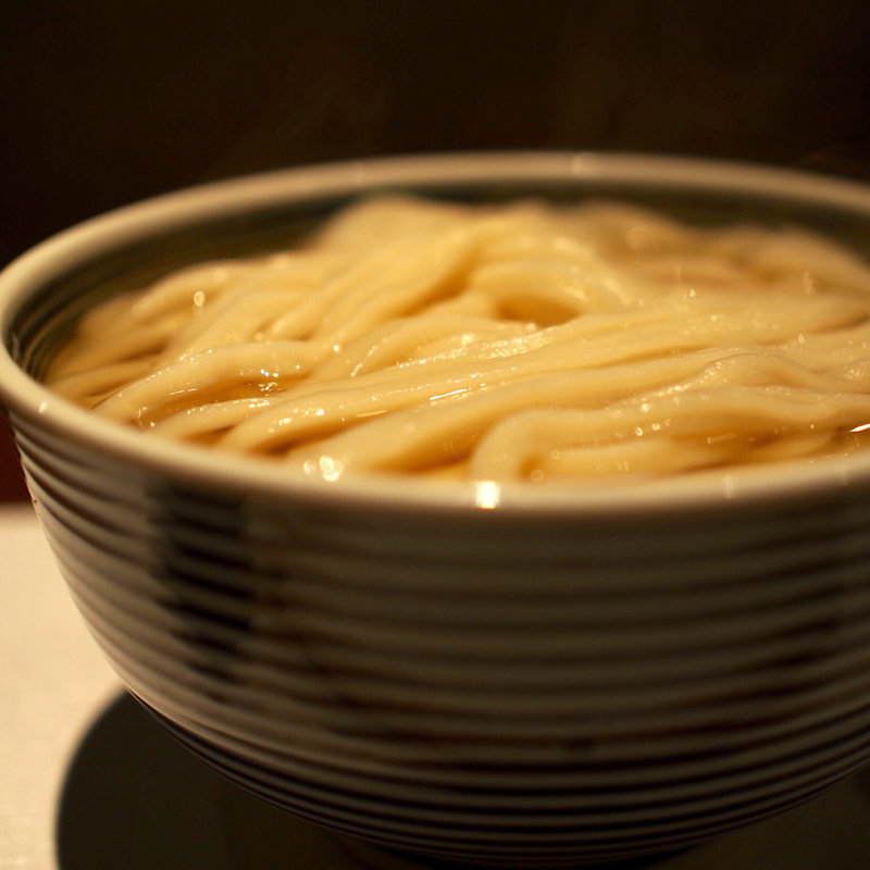 〆のかけうどん(SANSHU～讃州～)