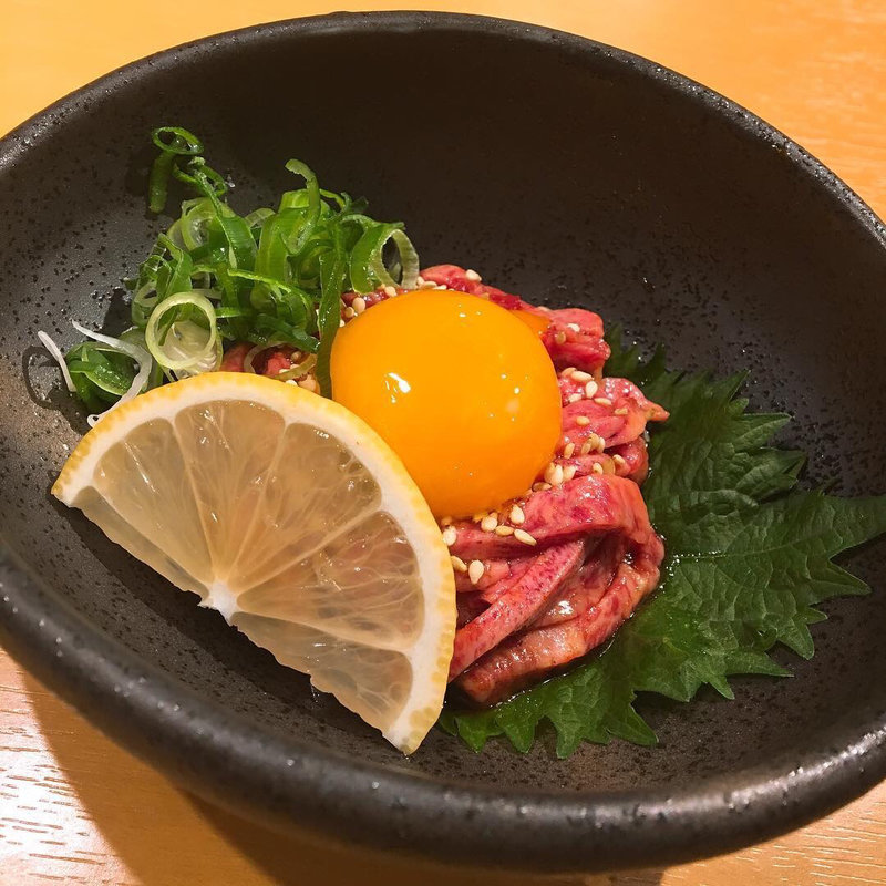 タンユッケ(焼肉･ホルモン あんじゅ)