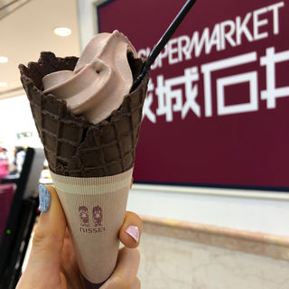 カカオソフトクリーム(成城石井 大崎ゲートシティ店)