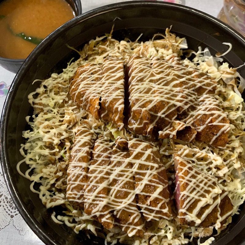 牛ロース ソースかつ丼(新ばし 牛かつ おか田)
