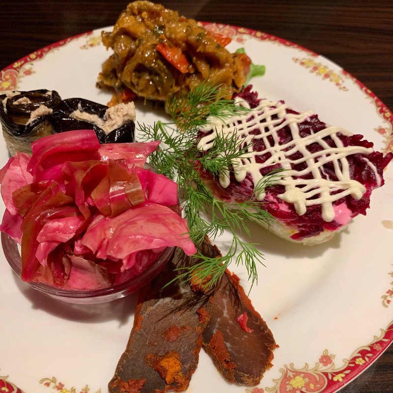 前菜盛り合わせ(Cafe RUSSIA )