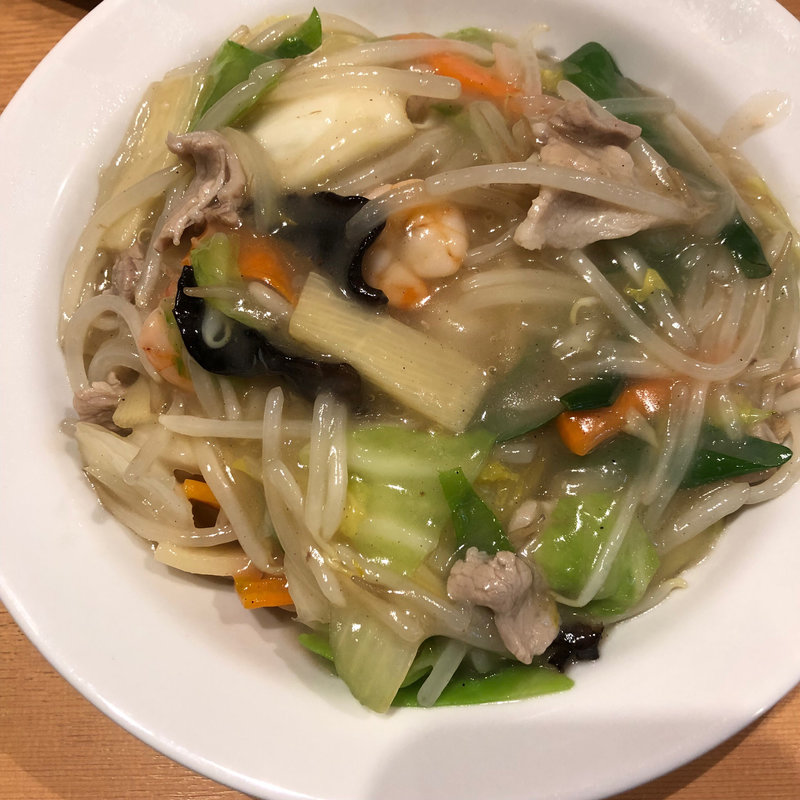 五目やきそば(らーめん おか田 大曽根店)