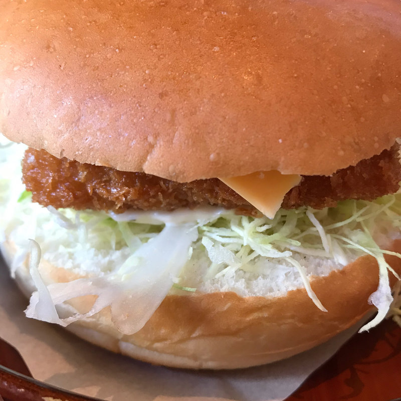 フィッシュフライバーガー(コメダ珈琲店 桜橋店)