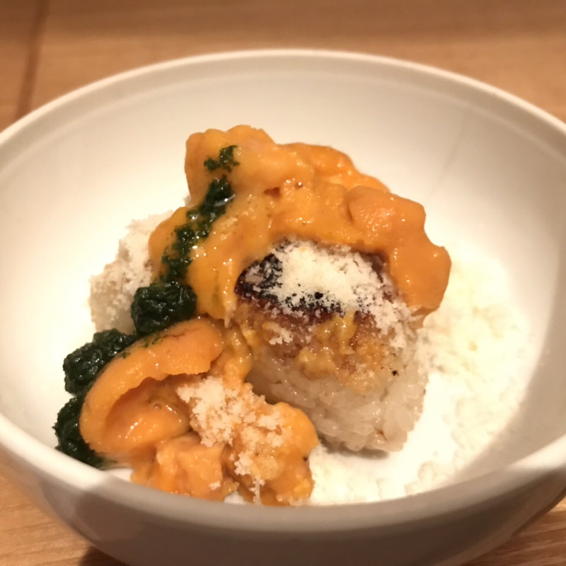 雲丹焼おにぎり(MushaMusha)