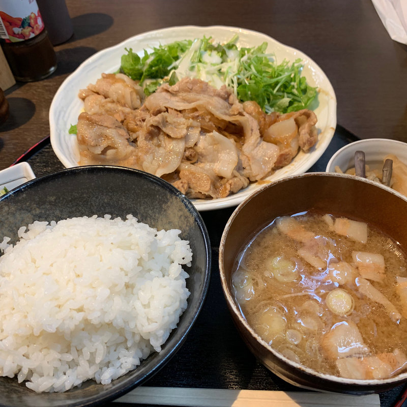 生姜焼き(正味亭 尾和（新橋駅前ビル1号館2F）)