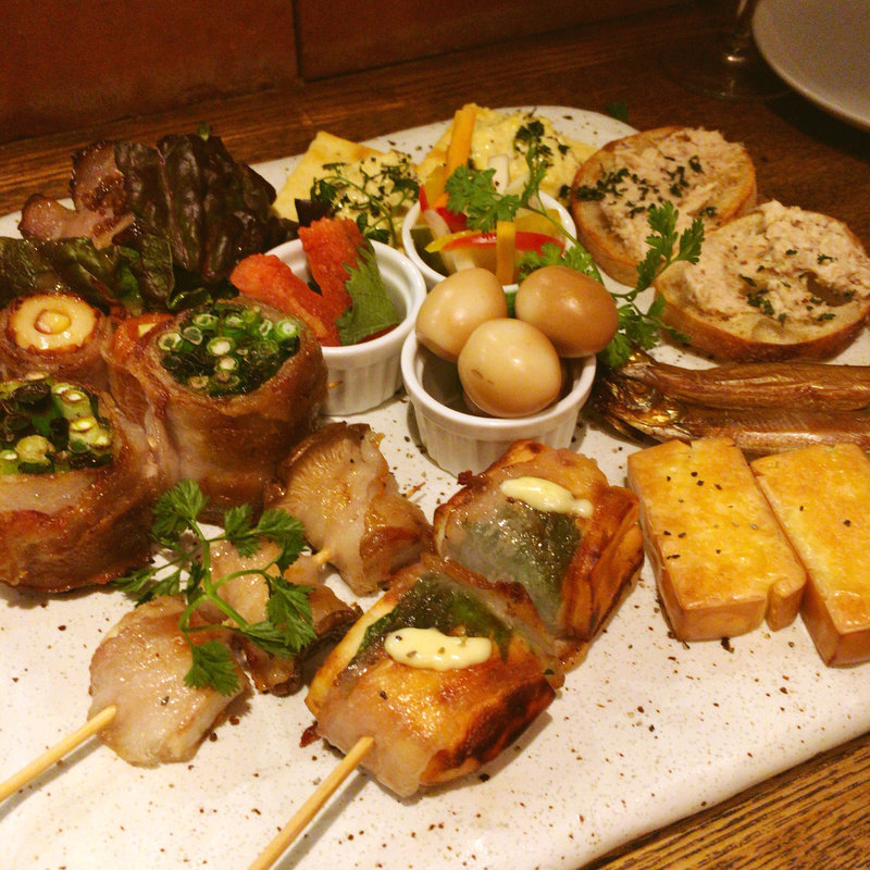 前菜盛り合わせ(ジャミー スモーク アンド ベジタブル(Jammy Smoke&Vegetable))