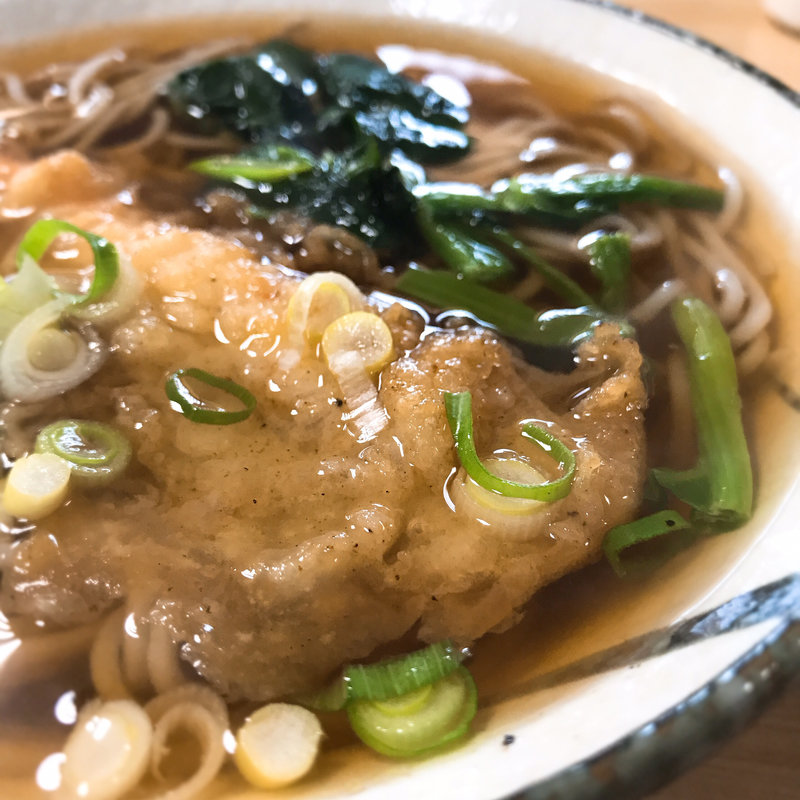 天ぷらそば(大黒屋)