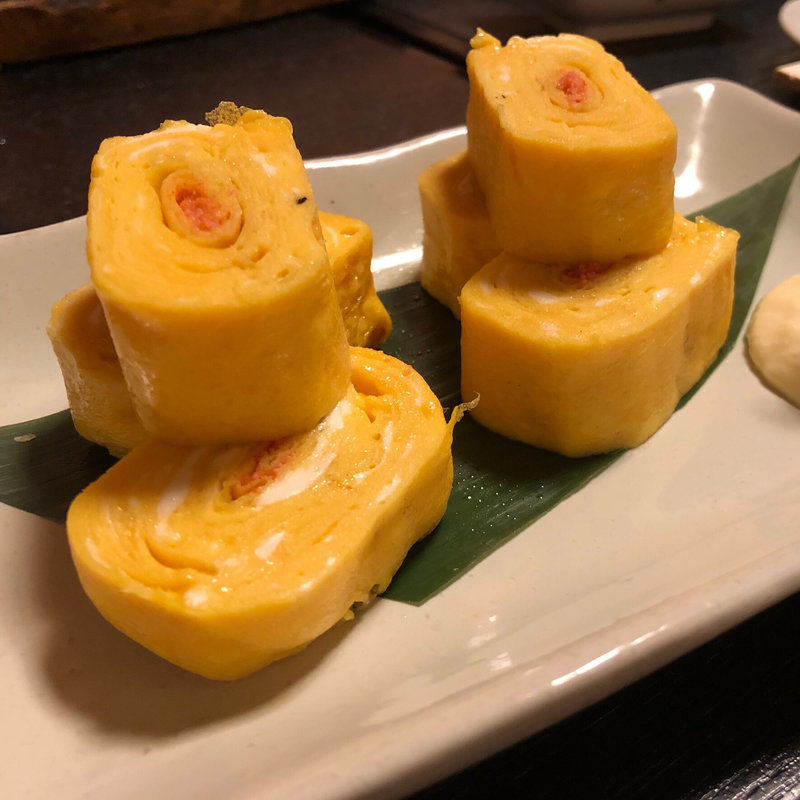 明太玉子焼き(男の真剣台所　男家　箱崎総本店)