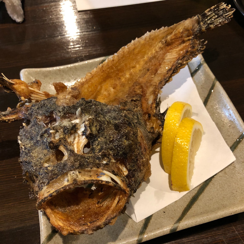 オコゼ唐揚げ(旬味旬菜 大和)