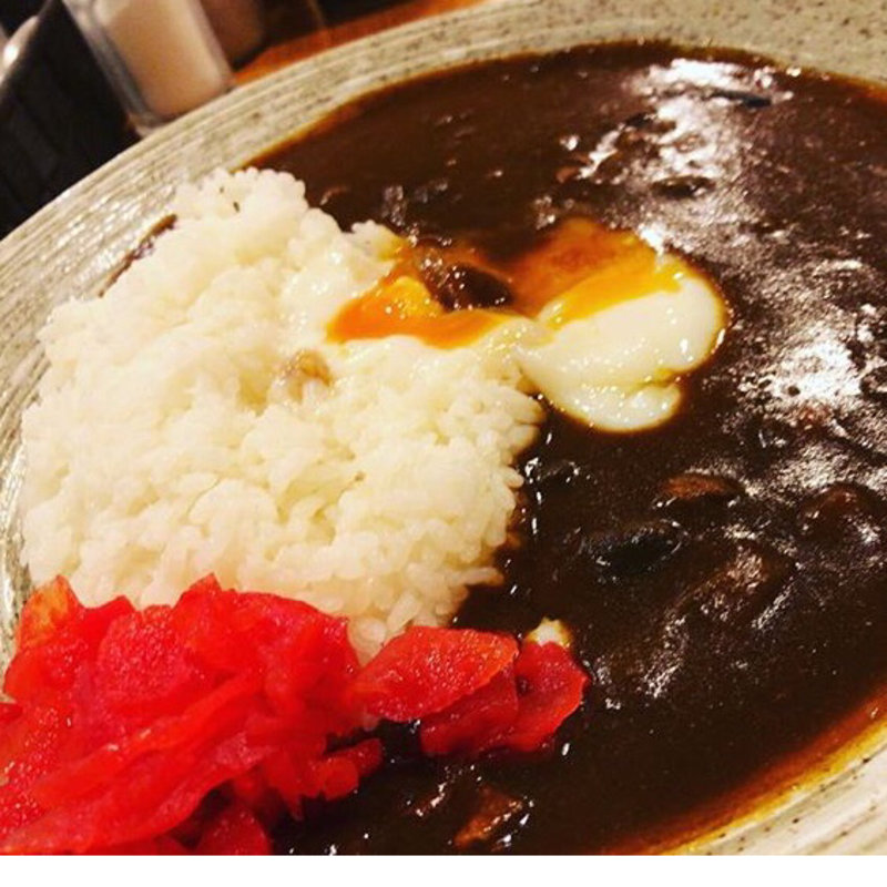 チキンカレー 温玉のせ(前田珈琲 本店 （マエダコーヒー）)