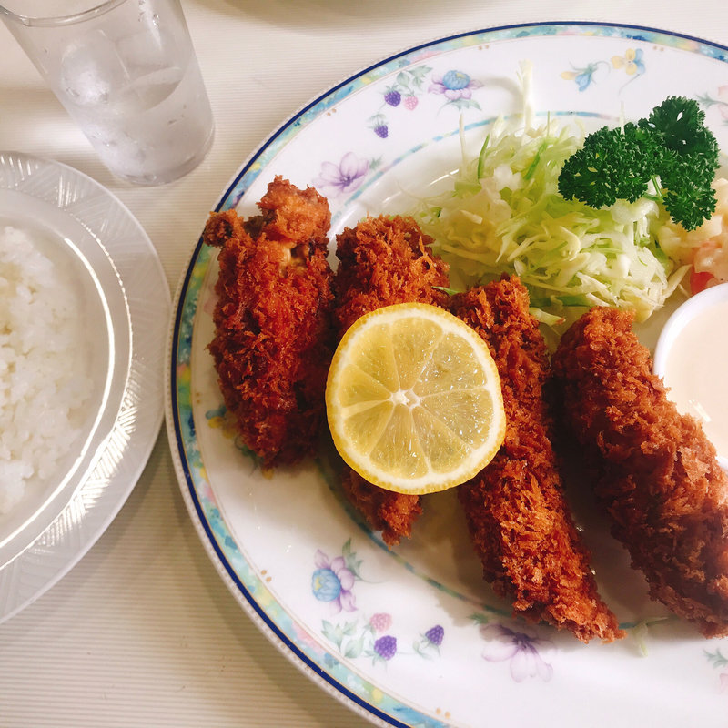 カキフライ(キクヤレストラン)